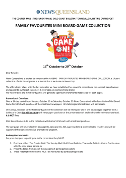 family favourites mini board game collection