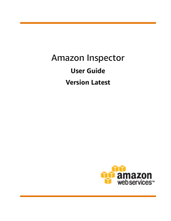Amazon Inspector - User Guide - AWS Documentation