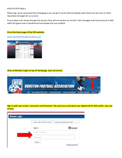 How to set up text messaging for Rain Outs.