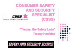 consumer safety and security specialist