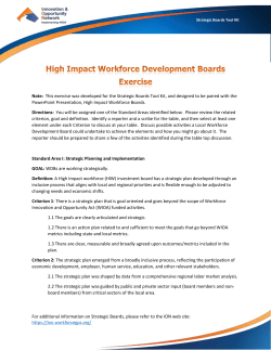 Exercise - WorkforceGPS