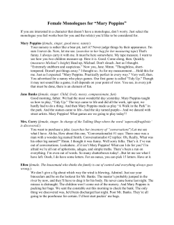 Female Monologues for MP