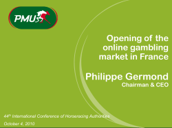 Pr&eacute;sentation FIAH - International Federation of Horseracing Authorities