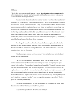 CSI essay Thesis: The government should attempt to close the