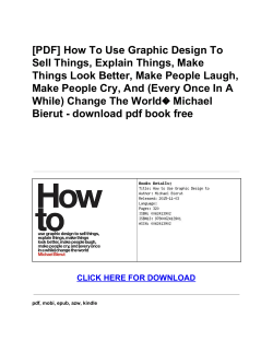 How To Use Graphic Design To Sell Things, Explain