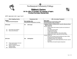 Preschool Curriculum Planning Guide