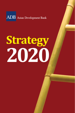 Strategy 2020 Brochure - Asian Development Bank