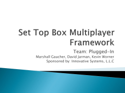 Set Top Box Multiplayer Framework