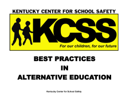Best Practices in Alternative Education