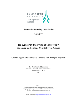 Do Girls Pay the Price of Civil War? Violence