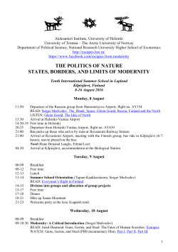 the politics of nature states, borders, and limits of modernity