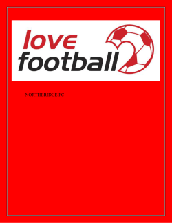 Field Set Up - Northbridge Football Club