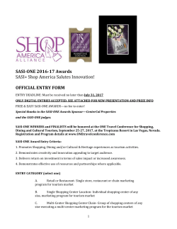 entry form - ONE Travel Conference