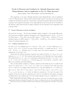 Proofs of Theorems and Corollaries for &ldquo;Quantile Regression under