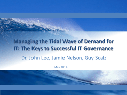 Managing the Tidal Wave of Demand for IT