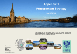 Appendix 1 Procurement Strategy