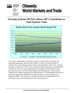 Growing Soybean Oil Price Raises Oil`s Contribution to Total