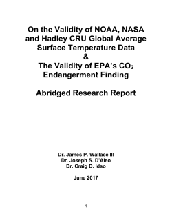 On the Validity of NOAA, NASA and Hadley CRU