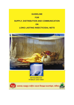 Guideline for Supply, Distribution and Communication on