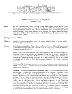 Minutes from October 2016 EC Meeting