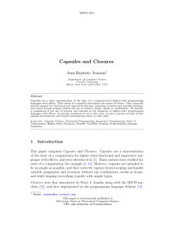 Capsules and Closures - Jean