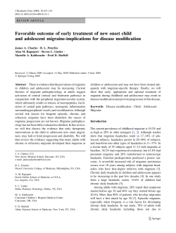 Favorable outcome of early treatment of new onset child and