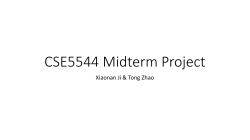 CSE5544 Midterm Project Presentation