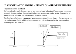 7. viscoelastic solids &minus; fung`s quasilinear theory