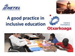 Diapositiva 1 - Inclusive and Accessible VET