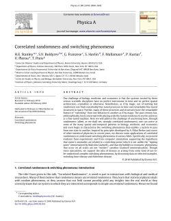 Physica A 389, 2880--2893 - Universitat de Barcelona