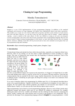 Cloning in Logo programming
