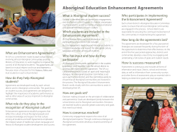 Enhancement Agreement Brochure