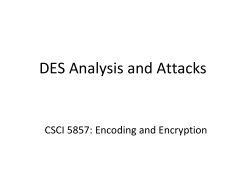 CSIS 5857: Encoding and Encryption