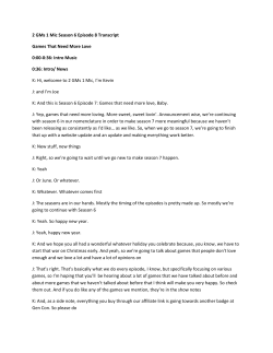 2 GMs 1 Mic Season 6 Episode 8 Transcript Games That Need More