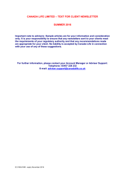 Summer 2016 client newsletter