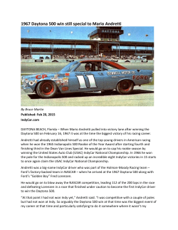 1967 Daytona 500 win still special to Mario Andretti