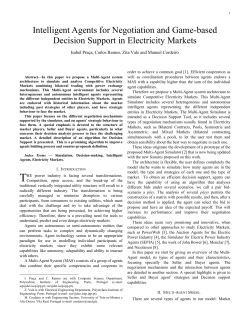 Intelligent Agents for Negotiation and Game-based - Gecad