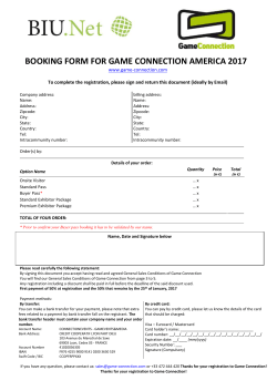 Thanks for registering Game Connection,