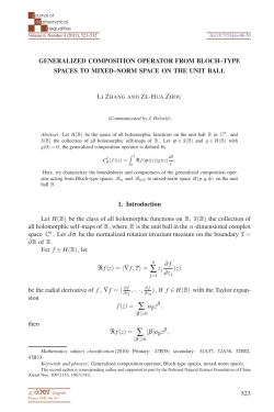 Generalized composition operator from Bloch