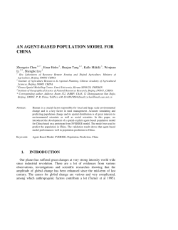 An Agent-based Population Model for China.