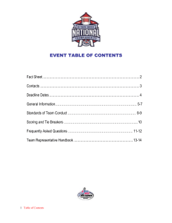 These rooms are mandatory to book for the team members included