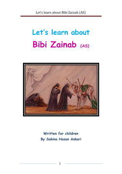 Bibi Zainab - Shia Books for Children