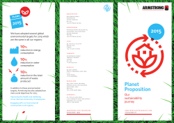 Planet Proposition - Armstrong Fluid Technology