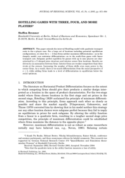 Hotelling Games with Three, Four, and More