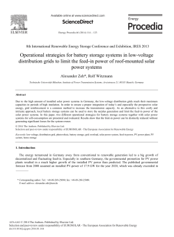 Operational Strategies for Battery Storage Systems