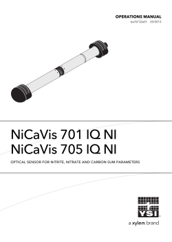 NiCaVis 701 IQ NI NiCaVis 705 IQ NI