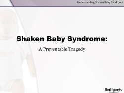 Shaken Baby Syndrome PowerPoint Presentation
