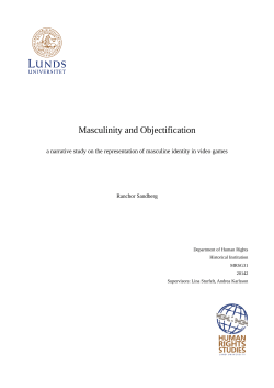 Masculinity and Objectification