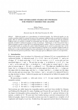 THE GENERALIZED STABLE SET PROBLEM FOR PERFECT