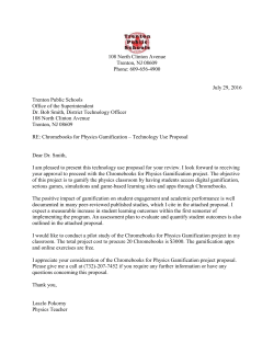 Technology Use Proposal